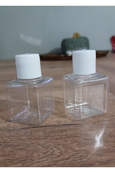 KAYAPETLASTİK 500 Adet Mini Küp Şişe Ve Kapak .şampuan Duş Jeli Saç Kremi Min...