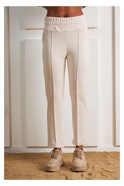 TIFFANY&TOMATO Düz Paça Dalgıç Pantolon-taş