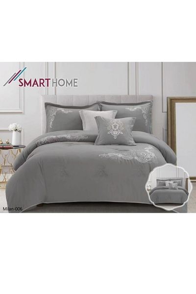 smart home Embroidered two-sided quilt set, two-sided mattress, consisting of 6 pieces
