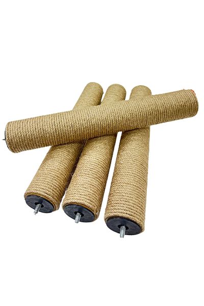 Komano Pontika Cat Scratch Replacement Roller 1St Grade Jute Rope M8 Diameter Nut Screw Scratch Roll