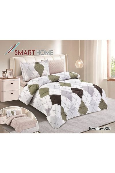 smart home Comforter set, double-sided mattress consisting of 4 pieces, comforter 4 pieces, 100% microfiber