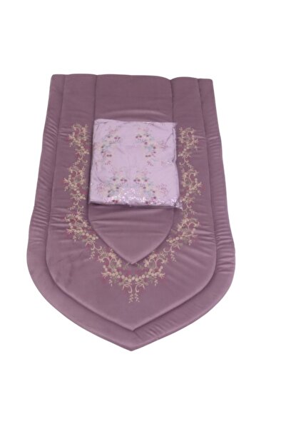 smart home سجادة صلاة مبطنة مريحة مع جلال، سجادة صلاة منقوشة بتصميم إسلامي وغ...