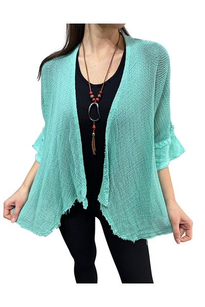 PHUTİ COLLECTION Italian Fishnet Jacket