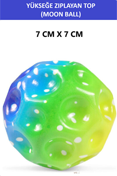ZETCONCEPT MOON BALL (YÜKSEĞE ZIPLAYAN TOP) - 7 CM - SÜPER EĞLENCELİ UZAY TOPU-DESENLİ - SPACE BALL BOUNCY BALL