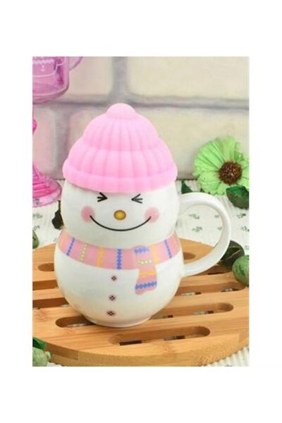 Genel Markalar Kardan Adam Kupa Silikon Kapaklı