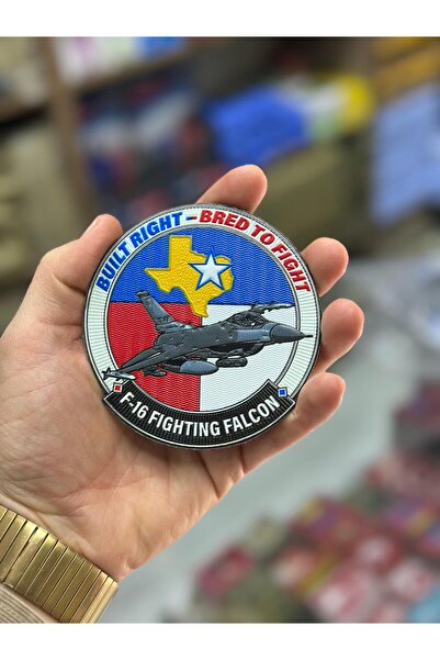 KOMANDO PAZARI قطع ليزر ثلاثي الأبعاد I F 16 رقعة موضوعية (PEÇ) مع شريط فيلكر...