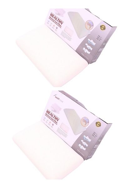 smart home Medical sleeping pillow set consists of two pieces made of comfortable and healthy memory foam