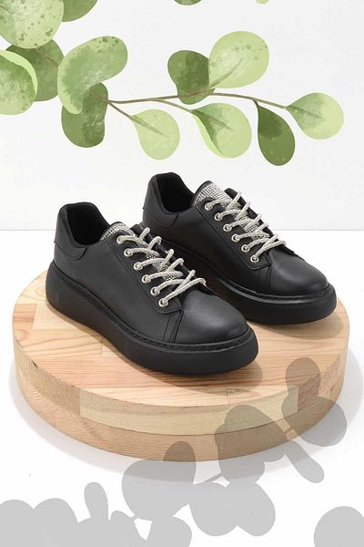 Bambi Women's Black Sneakers K01566001709