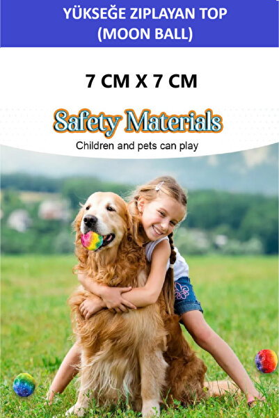 ZETCONCEPT MOON BALL (YÜKSEĞE ZIPLAYAN TOP) - 7 CM - SÜPER EĞLENCELİ UZAY TOPU-DESENLİ - SPACE BALL BOUNCY BALL