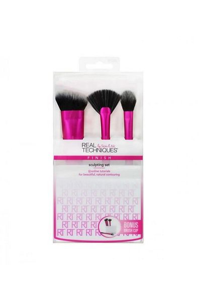 Real Techniques Real Techniques Sculpting Brush Set Pink 3 Piece