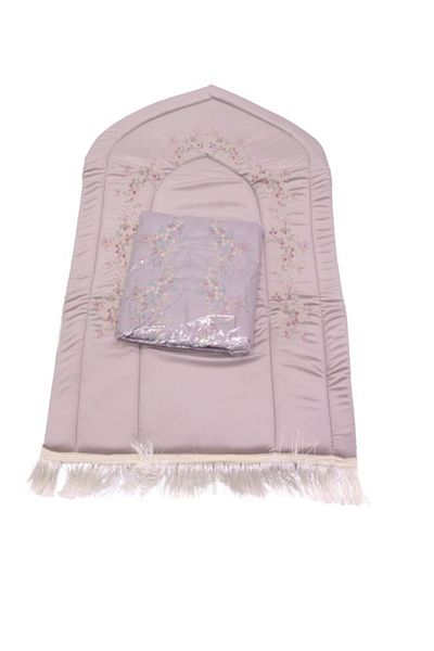 smart home Comfortable Foam Padded Prayer Rug with Jalal, Islamic Design Embossed Prayer Rug and Prayer Sheet