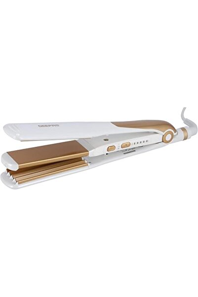 Geepas GH8688 Hair Straightener 2 in 1,55W - White | GH8688