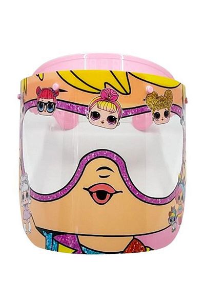jetfast Lol Doll Girl's Face Protector Visor Protection with Movable Head