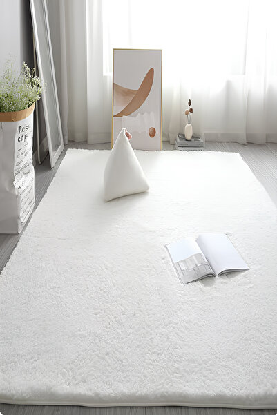 Sarar Yıkanabilir Kaymaz Taban Puffy Peluş Halı Yolluk