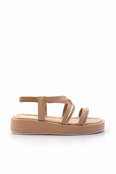 Bambi Nude Kadın Sandalet K05156080409