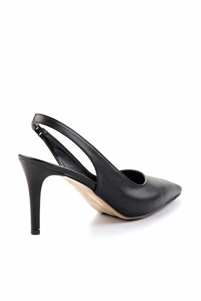 Bambi Siyah Kadın Klasik Topuklu Ayakkabı K01726010509
