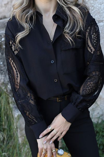 Suzi Women's Lace Detailed Shirt 29589