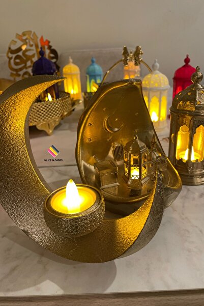 a life in games 3lü Set Ramazan Şehri / Feneri ve  - Düğün Süslemesi Ev Ofis ...