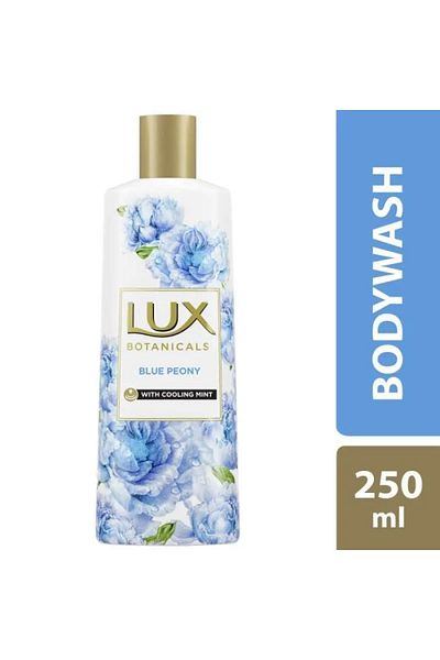 LUX Botanicals Revitalized Skin Shower Gel Blue Peony with Cooling Mint 250ml
