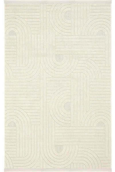 Anatolian Carpet Store Loopy 623 Krem Sisal Bordürlü Salon Mutfak Koridor  Yolluk Halı