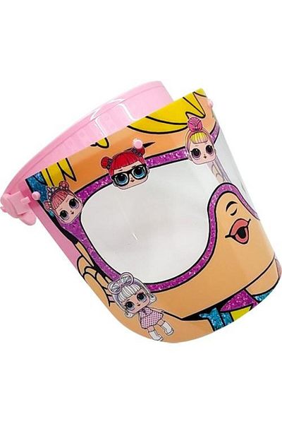 jetfast Lol Doll Girl's Face Protector Visor Protection with Movable Head