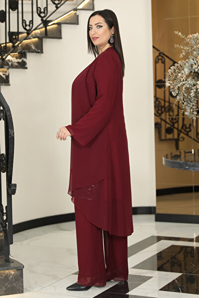 AHUNUR Tesettürde Mutluluk Divan Tesettür Double Set