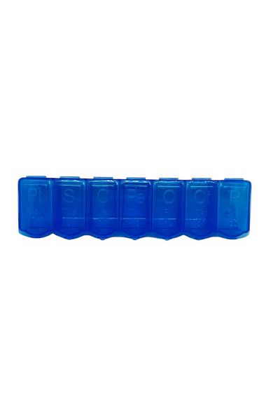 RAJ Blue Weekly Daily Medicine Storage Box 7-Day Medicine Container