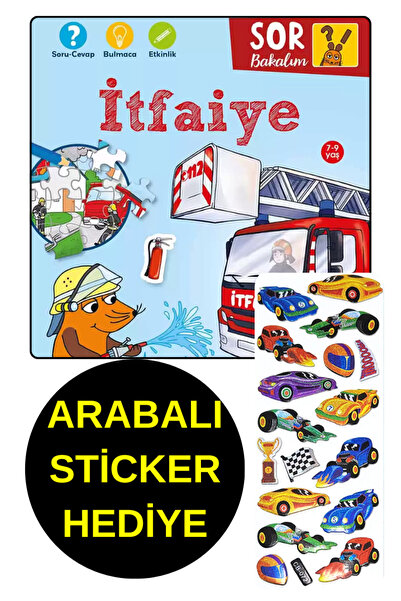 TÜRKİYE İŞ BANKASI KÜLTÜR YAYINLARI ARABALI STİCKER HEDİYE  - OKUL ÖNCESİ RES...