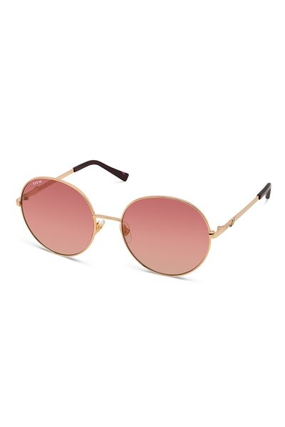 EYE'M Sunglasses Models;eye'm ;ir 2006/s, 57,000,burgundy Mirr Metal Round Gradient For Female