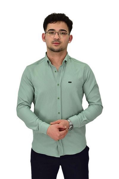 hodbehod Ανδρικό πουκάμισο Lycra Sports Silim Fit BGL-ST04327