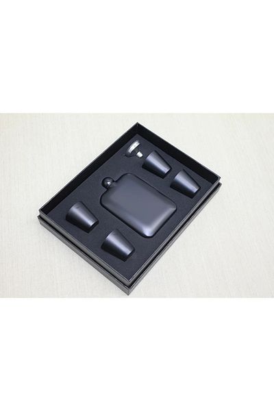 Acousticworld Flask with 4 Shot Glass S Alk3906