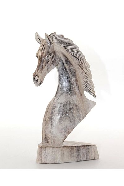 StyleMall Wooden horse bust name-7