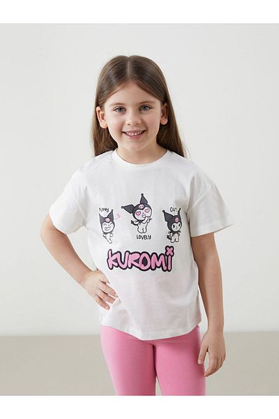LC Waikiki Lcw Printed Girl's T-Shirt and Leggings 2-Pack
