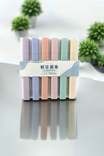 Piramit Kırtasiye Highlighter Set 6 Soft Colors