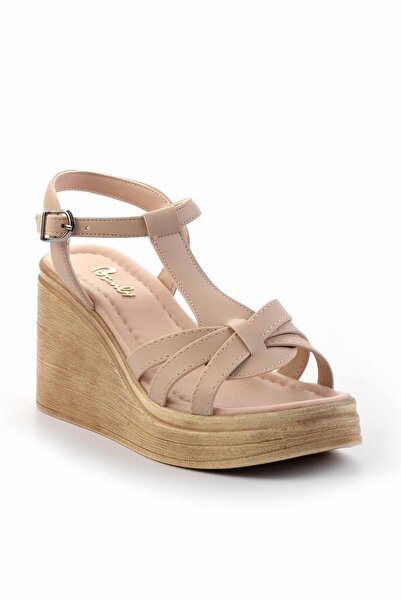 Bambi Nude Kadın Sandalet K05823023509