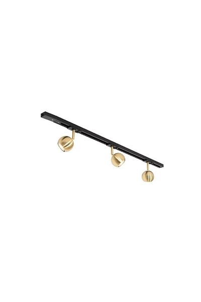 demet habek mylights Mylights 1Mt Rail Aluminum Body Triple Triple Matte Gold Antique Finish Saving Led Bulb Rail Spot