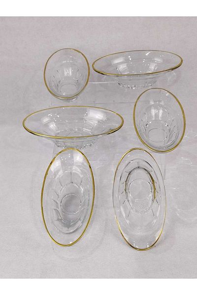 AR HOME 6 pieces Glass - serving plate