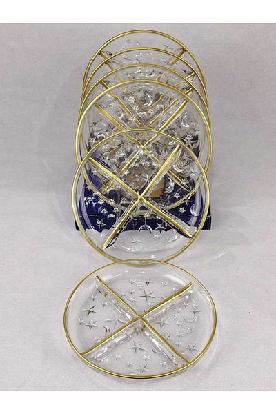AR HOME 6 pieces Glass - serving plate