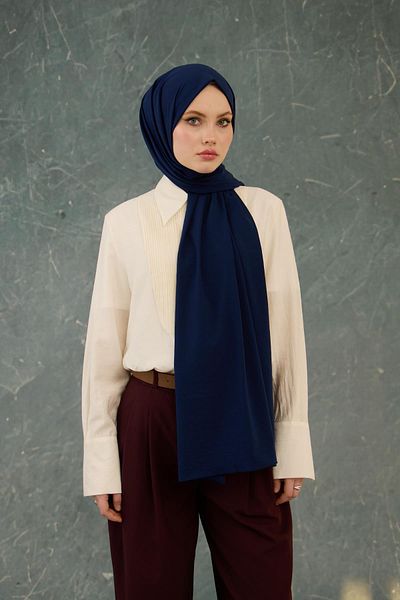 İpekhan Σάλι Navy Blue None - 10000-18