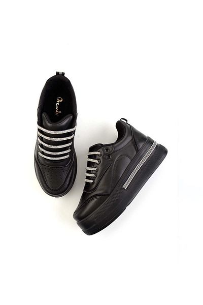 Bambi Women's Black Sneaker K 01027031909