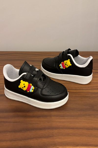 ALTUNTAŞ Unisex Girls' Boys' Velcro Teddy Bear Sports Shoes Sneaker