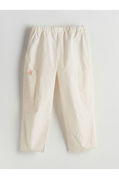 LC Waikiki New Season Girls' Pants with Elastic Waist - S5As03Z1