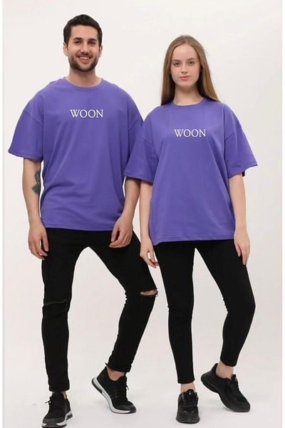 woonkey ΤΥΠΩΜΕΝΟ ΖΕΥΓΑΡΙ ΣΥΝΔΥΑΣΜΟΣ ΜΕΓΑΛΟ ΜΠΛΟΥΖΑ ΣΕΤ 2 ΜΠΛΟΥΖΑ