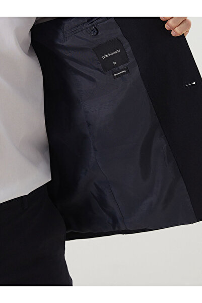 LC Waikiki Ανδρικό μπλέιζερ μπλέ σταντάρ τύπου Navy Blue