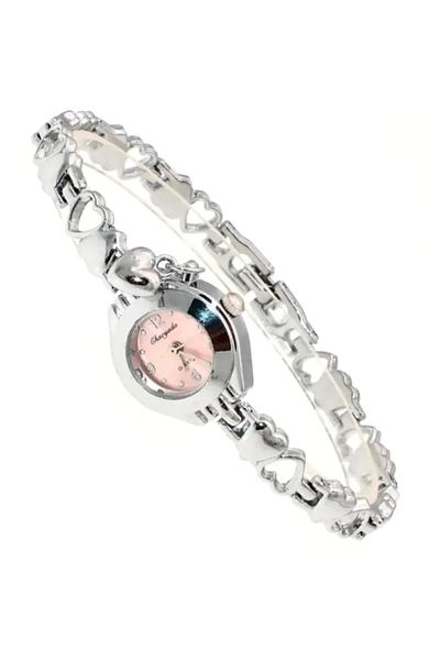pullmarkt Love Series - Heart Charm Detailed Women's Wrist Watch