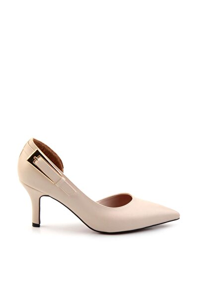 Bambi Ten  Kadın Klasik Topuklu Ayakkabı K01231430209