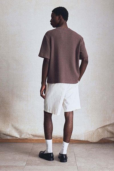 H&M Regular Fit Crochet-look T-shirt