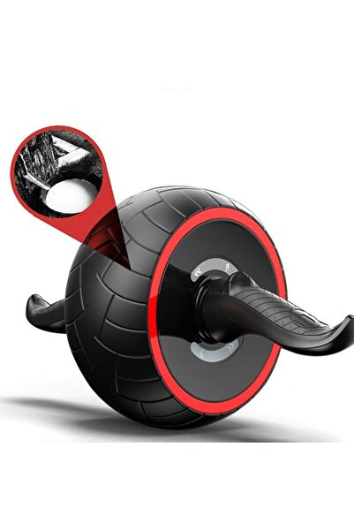 MultiFlexPro Ab Wheel Roller Geniş Karın Kası Tekerleği, Oto Frenli Fitness Gövde Egzersizi Tekerleği Spor Aleti