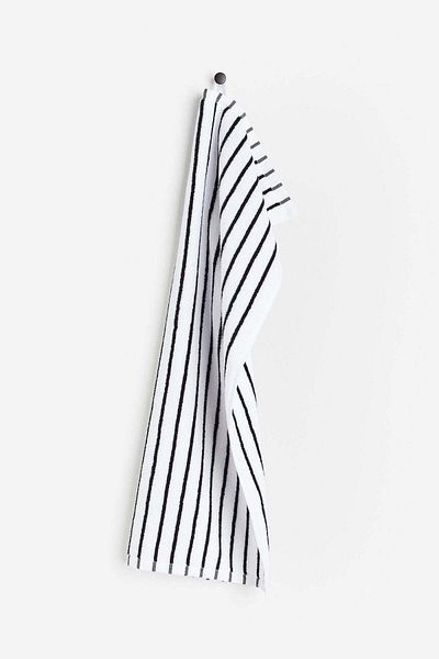 H&M Striped hand towel