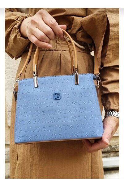 Just Polo حقيبة كتف نسائية صغيرة الحجم مطبوعة منقوشة، حقيبة كروس JustPolo tyc7akfc4019